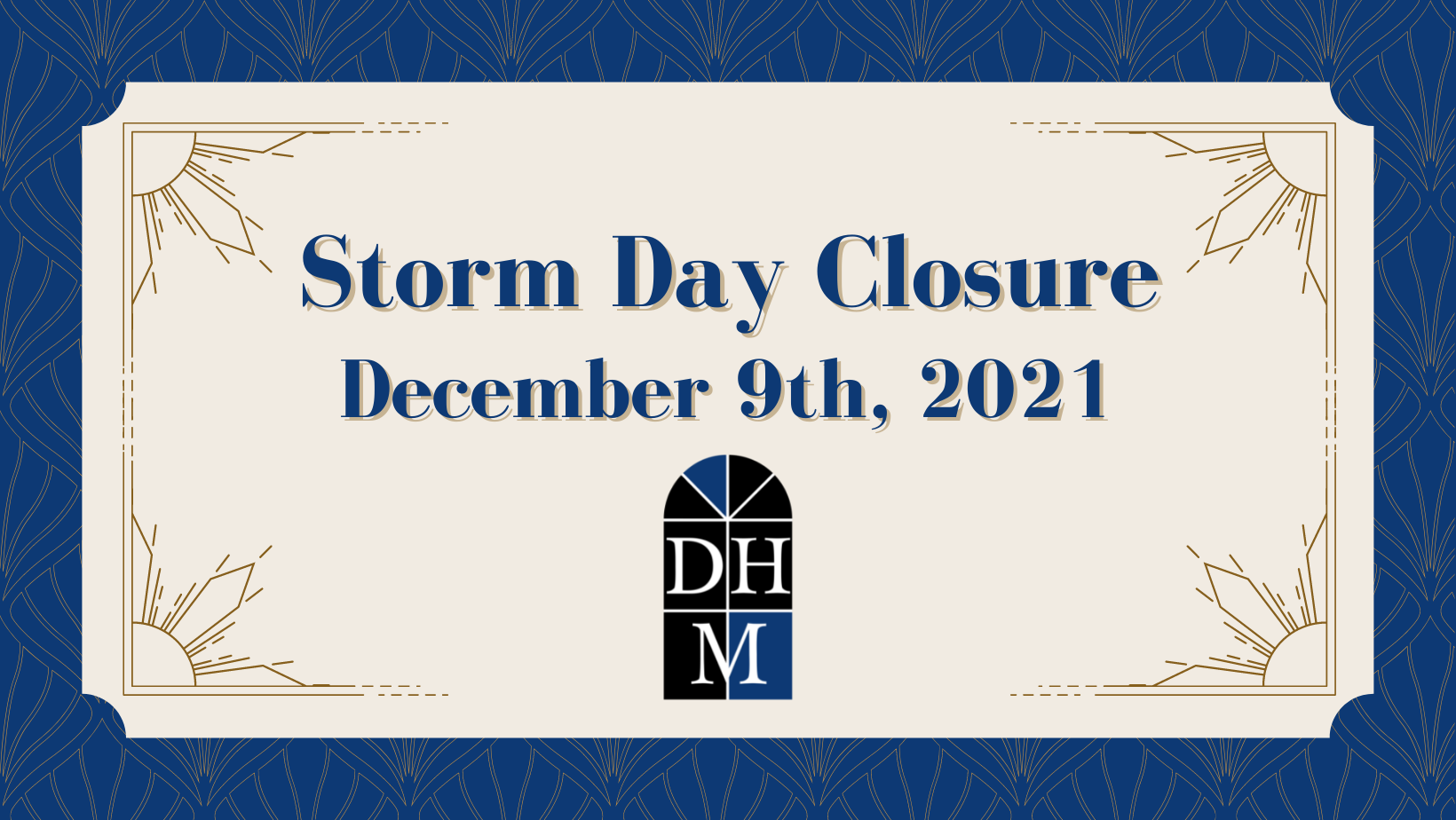 Storm Day Closure December 9th 2021